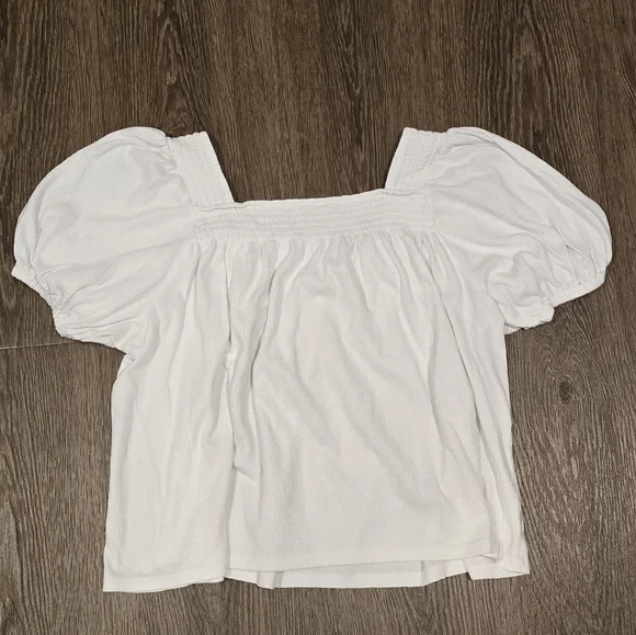 Loft Short Sleeve Shirt White Large - Picture 4 of 4
